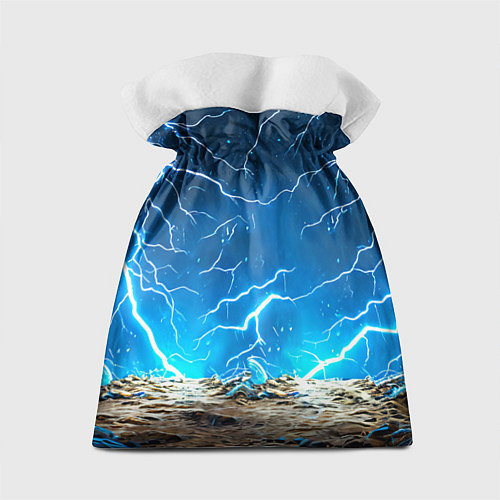 Подарочный мешок Мамонт и разряды молний / 3D-принт – фото 2