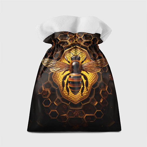 Подарочный мешок Золотая пчела / 3D-принт – фото 2