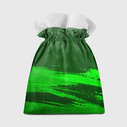 Подарочный мешок Thousand Foot Krutch - green gradient посередине / 3D-принт – фото 2