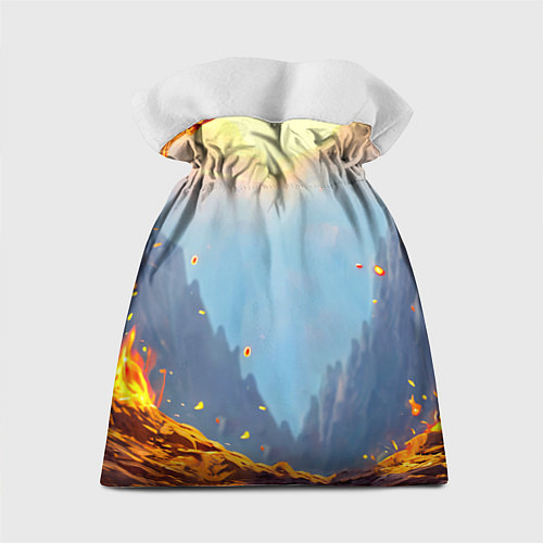 Подарочный мешок Сурикат в огне / 3D-принт – фото 2