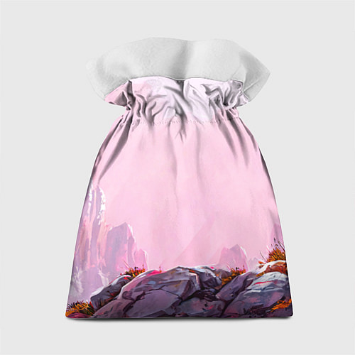 Подарочный мешок Козлик в розовом свете / 3D-принт – фото 2