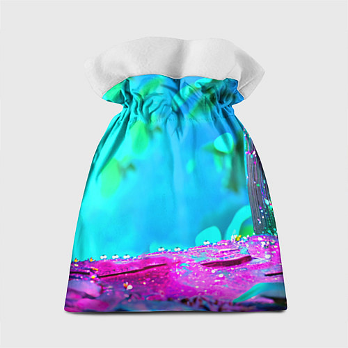 Подарочный мешок Дятел и яркий пейзаж / 3D-принт – фото 2