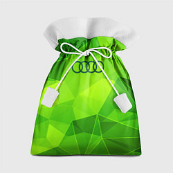 Мешок для подарков Audi green poly, цвет: 3D-принт