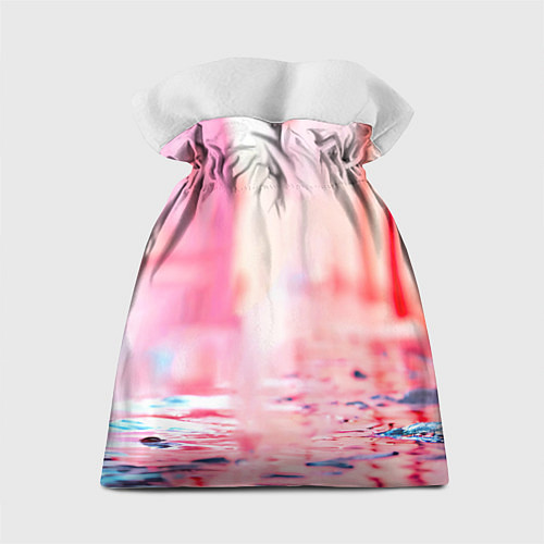 Подарочный мешок Чайка на розовом / 3D-принт – фото 2