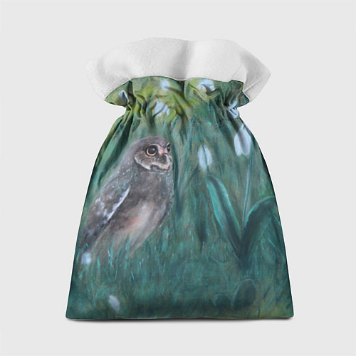 Подарочный мешок Сова среди подснежников / 3D-принт – фото 2