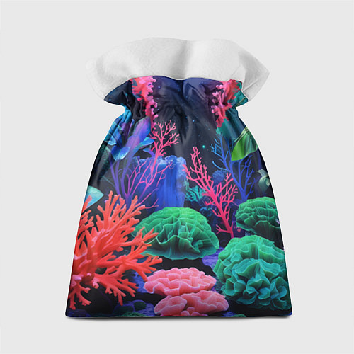 Подарочный мешок Подводный мир с кораллами / 3D-принт – фото 2