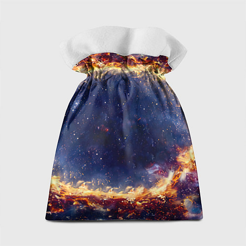 Подарочный мешок Кошка шиншилла в космосе / 3D-принт – фото 2