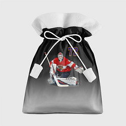 Мешок для подарков Sergey Bobrovsky is goalkeeper of the Florida Pant, цвет: 3D-принт