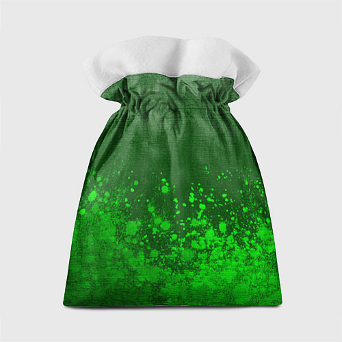 Подарочный мешок Demon Slayer - green gradient посередине / 3D-принт – фото 2