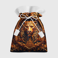 Мешок для подарков Лев узор, цвет: 3D-принт