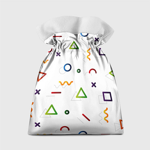 Подарочный мешок Геометрический хаос / 3D-принт – фото 2
