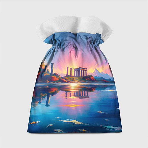 Подарочный мешок Античный островок / 3D-принт – фото 2