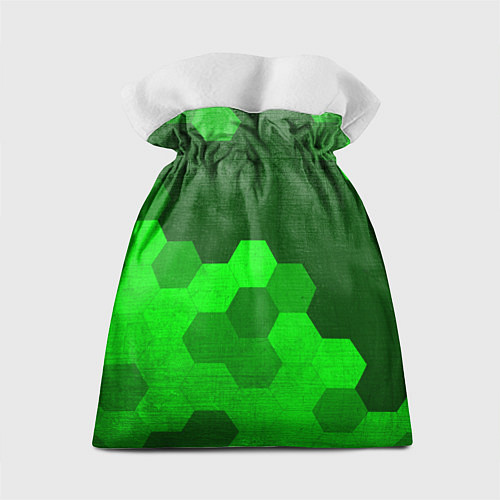 Подарочный мешок Subaru - green gradient посередине / 3D-принт – фото 2