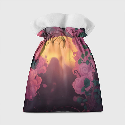 Подарочный мешок Бэтмен и дерево с цветами / 3D-принт – фото 2