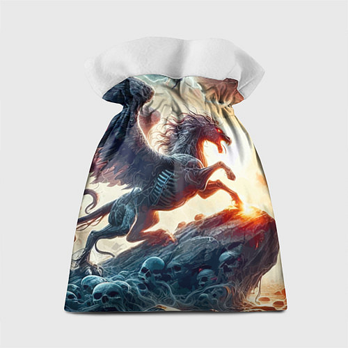 Подарочный мешок Пегас тёмных сил - нейроарт / 3D-принт – фото 2