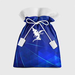 Мешок для подарков Black Sabbath blue poly, цвет: 3D-принт