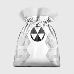 Мешок для подарков Fallout white poly, цвет: 3D-принт