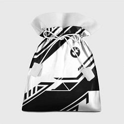 Мешок для подарков BMW geometry black, цвет: 3D-принт
