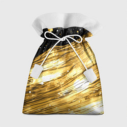 Мешок для подарков Золотой текстурный фон, цвет: 3D-принт