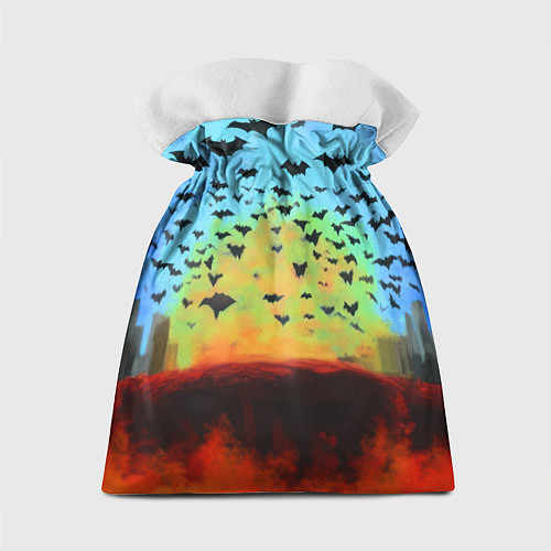 Подарочный мешок Бэтмен и летучие мыши / 3D-принт – фото 2