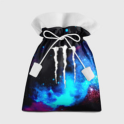 Мешок для подарков Monster energy космос, цвет: 3D-принт