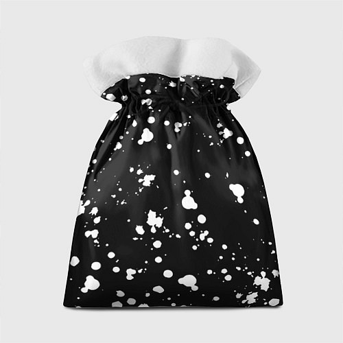 Подарочный мешок Doom белые краски всплеск / 3D-принт – фото 2