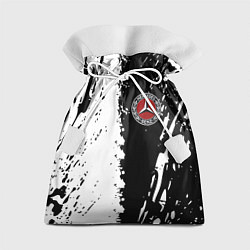 Мешок для подарков Mercedes краски текстура, цвет: 3D-принт