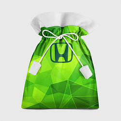 Мешок для подарков Honda green poly, цвет: 3D-принт