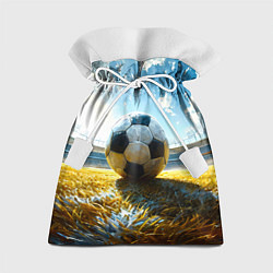 Мешок для подарков Футбольный мяч на стадионе, цвет: 3D-принт