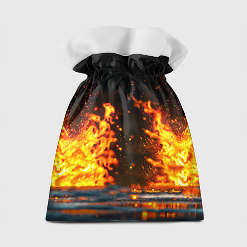 Подарочный мешок Голкипер в огне / 3D-принт – фото 2