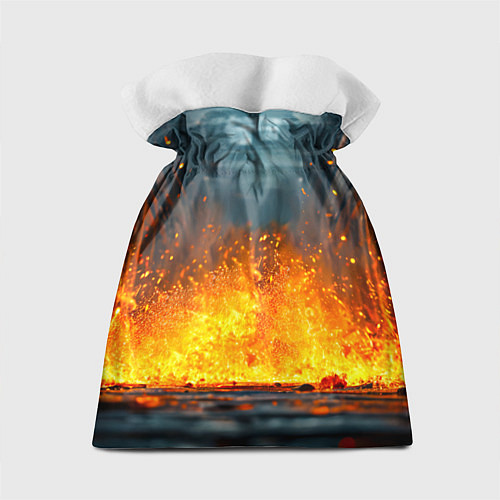 Подарочный мешок Боксерская груша в огне / 3D-принт – фото 2