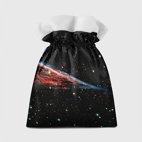 Подарочный мешок Котёнок космонавт в открытом космосе / 3D-принт – фото 2