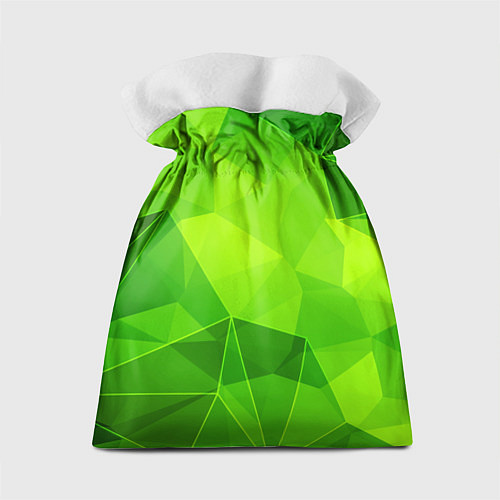 Подарочный мешок Mercedes green poly / 3D-принт – фото 2