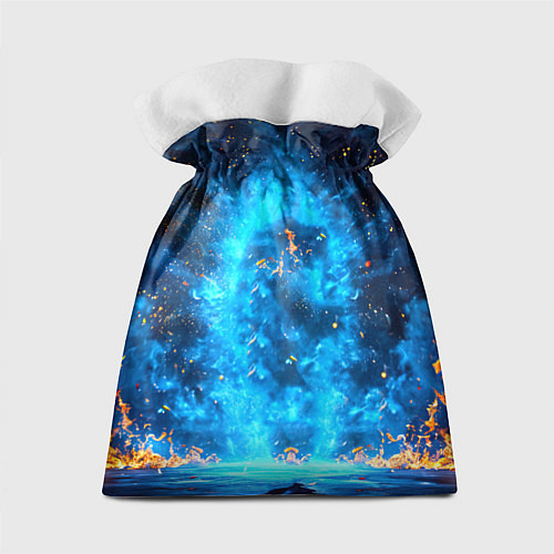 Подарочный мешок Кикбоксер в огне / 3D-принт – фото 2