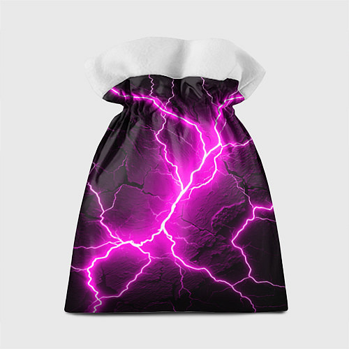 Подарочный мешок The color is pink and black / 3D-принт – фото 2