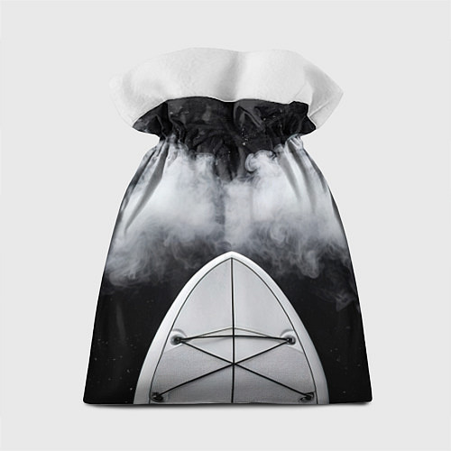 Подарочный мешок Sup-доска в чб / 3D-принт – фото 2