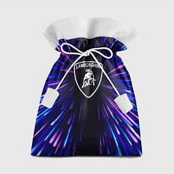 Мешок для подарков Lamborghini neon energy, цвет: 3D-принт