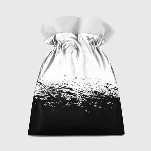 Подарочный мешок Россия черно белые краски / 3D-принт – фото 2