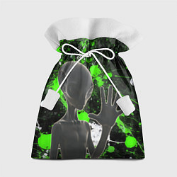 Мешок для подарков Инопланетянин и его эктоплазма, цвет: 3D-принт