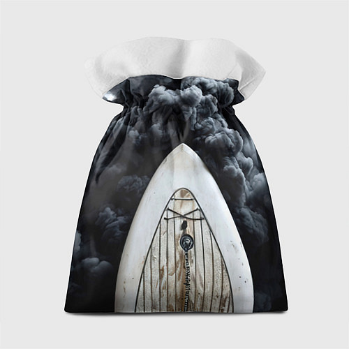Подарочный мешок Сапборд в черном дыму / 3D-принт – фото 2