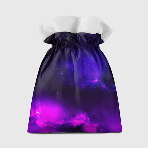 Подарочный мешок Космонавт в неоновых облаках / 3D-принт – фото 2