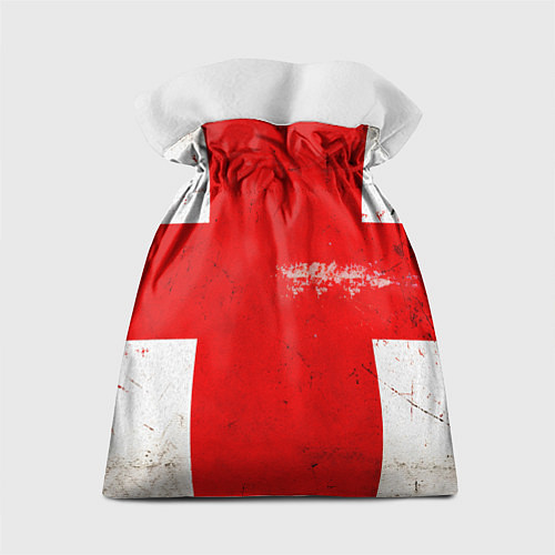 Подарочный мешок Фехтовальщик на красно-белом / 3D-принт – фото 2