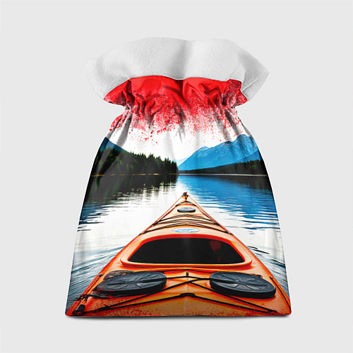 Подарочный мешок Каякинг на горной речке / 3D-принт – фото 2