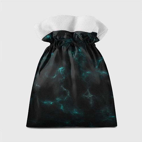 Подарочный мешок Color black turquoise / 3D-принт – фото 2