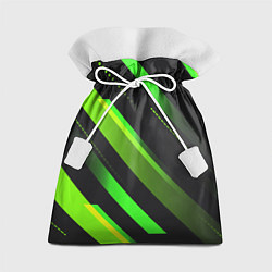 Мешок для подарков Color black green, цвет: 3D-принт