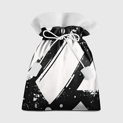 Мешок для подарков Color black white, цвет: 3D-принт