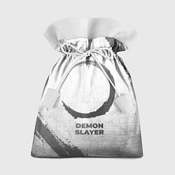 Мешок для подарков Demon Slayer - white gradient, цвет: 3D-принт