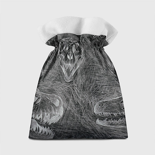 Подарочный мешок Черепа динозавров - эскиз / 3D-принт – фото 2