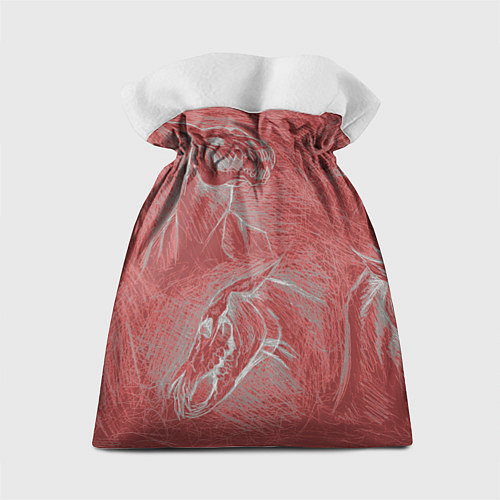 Подарочный мешок Черепа лошадей - эскиз / 3D-принт – фото 2