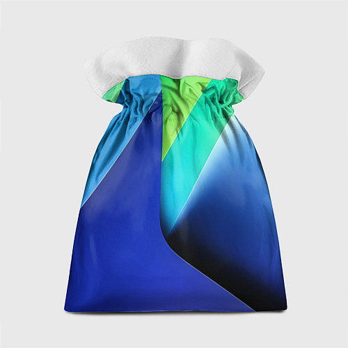 Подарочный мешок Color blue green / 3D-принт – фото 2